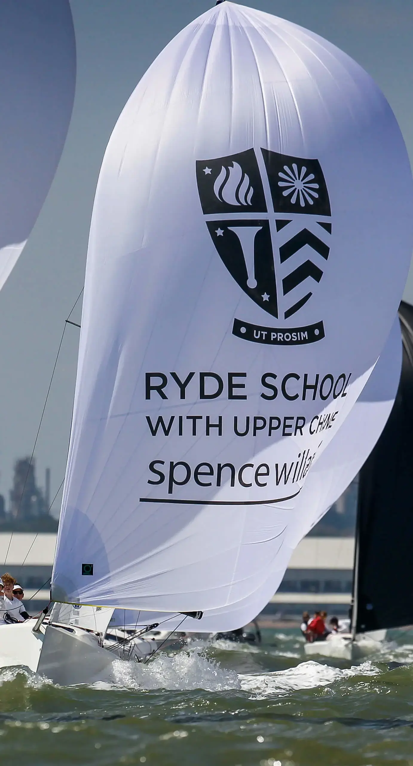 Ryde School Spinnaker on the Solent