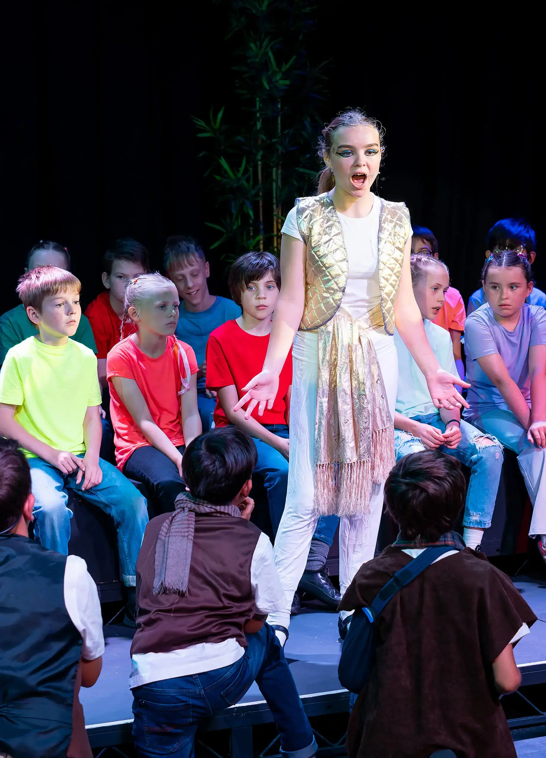 Ryde School Prep pupil performing in a production of Joseph