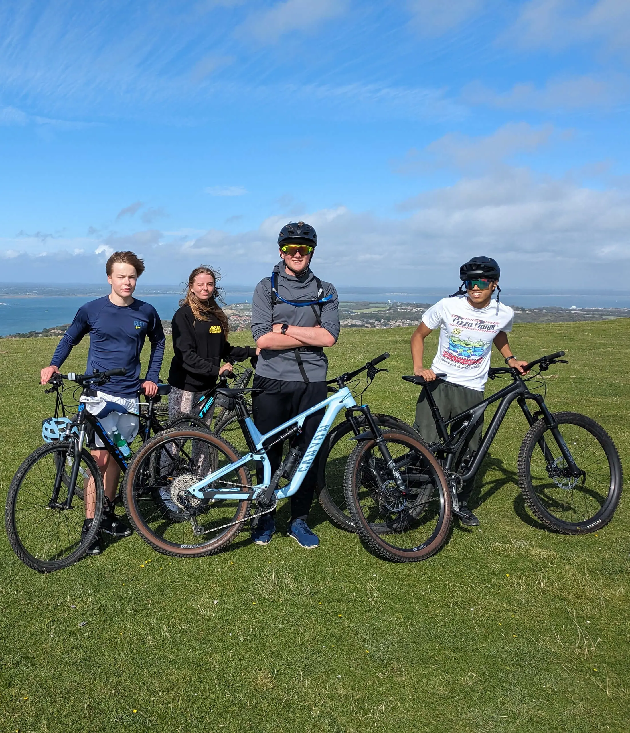 Ryde Pupils on a bike ride