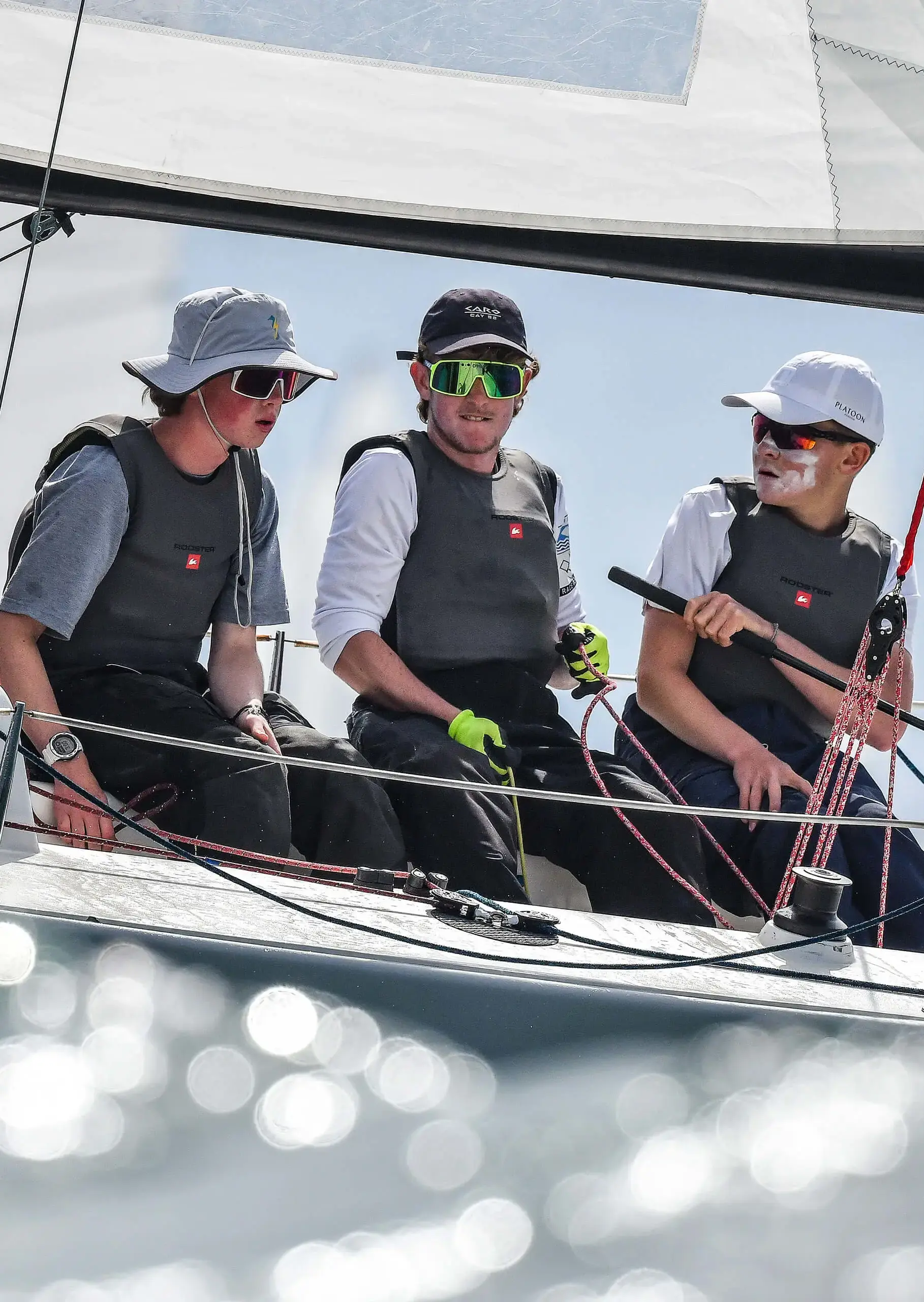 3 Ryde School Senior pupils sailing