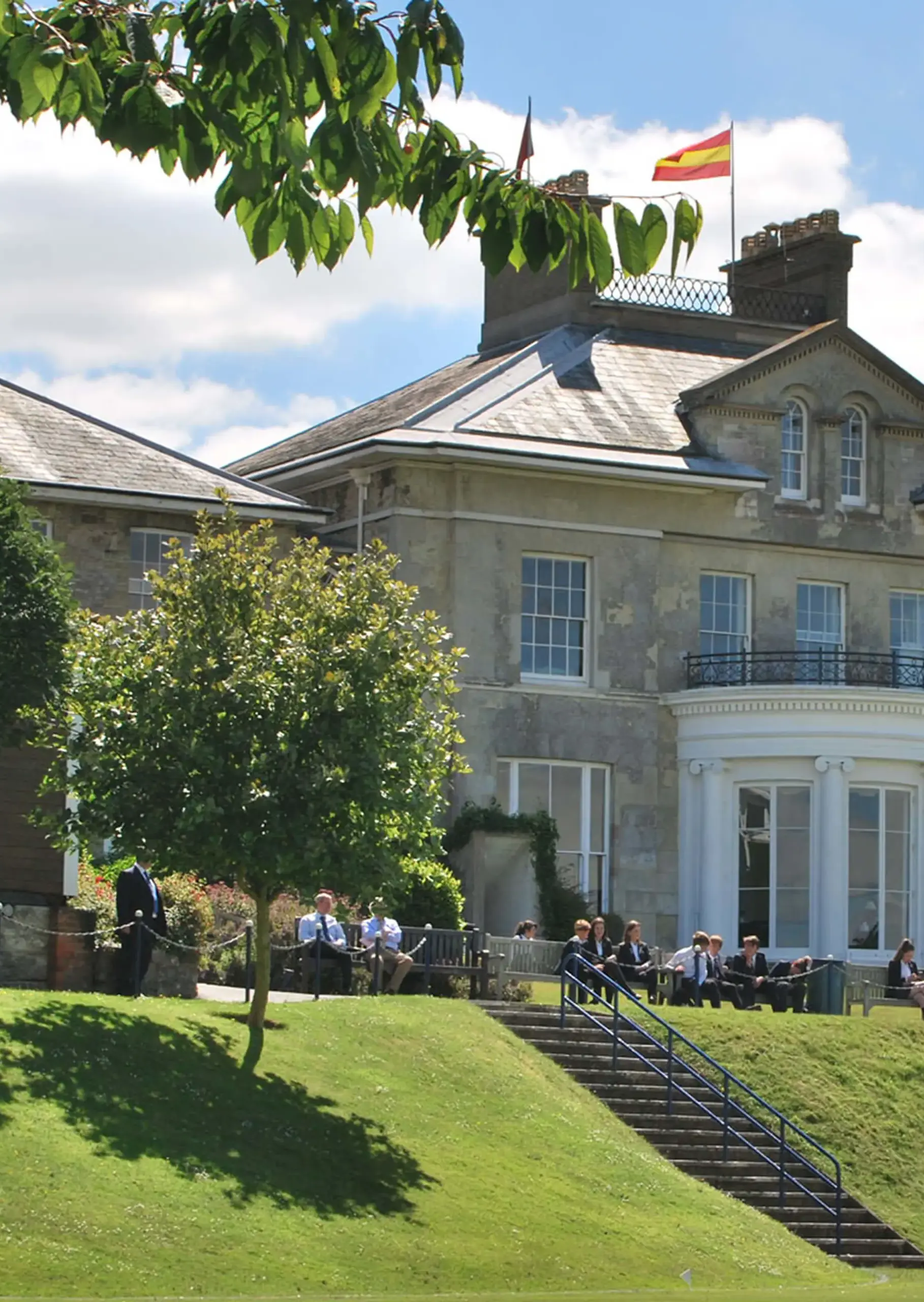 View of Westmont with Ryde School Pupils in Summer