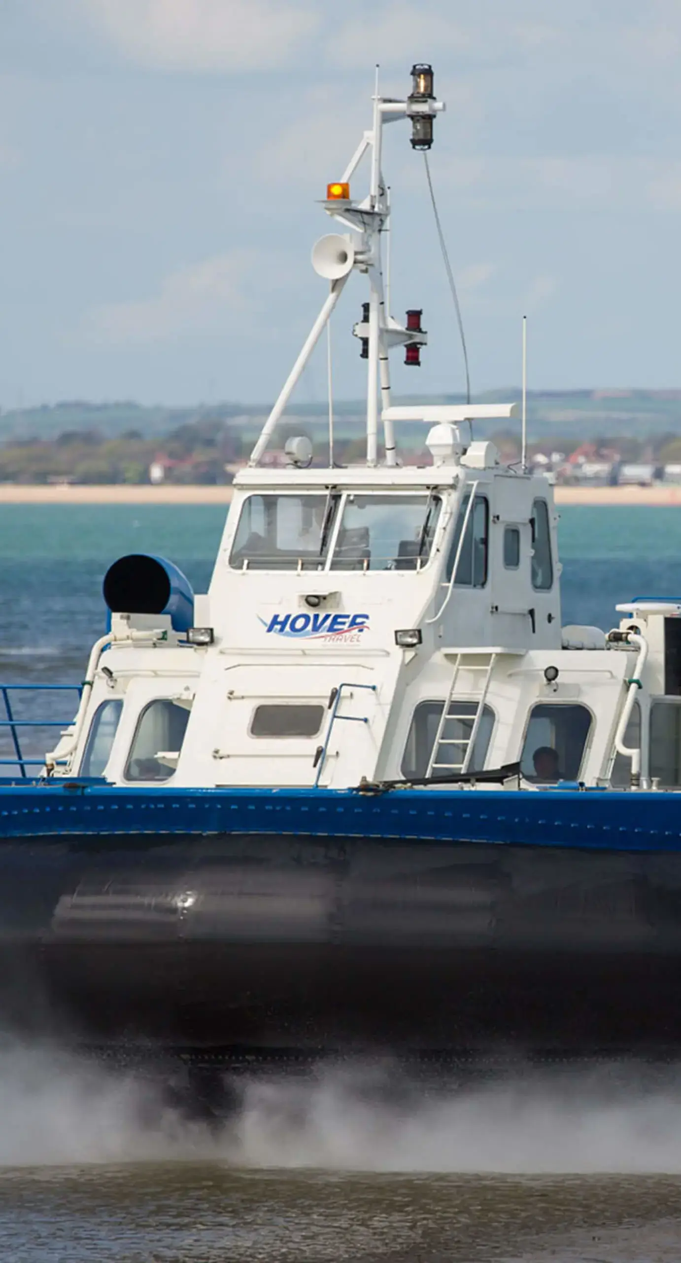 Hovercraft crossing to Isle of Wight