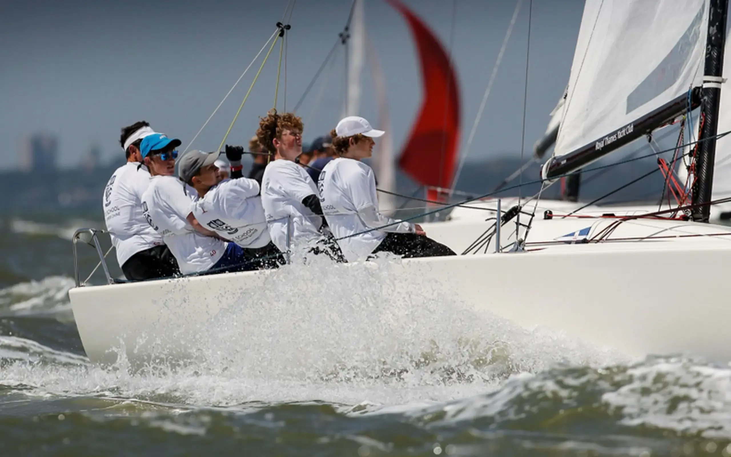 Ryde School Senior Pupils sailing on the Solent